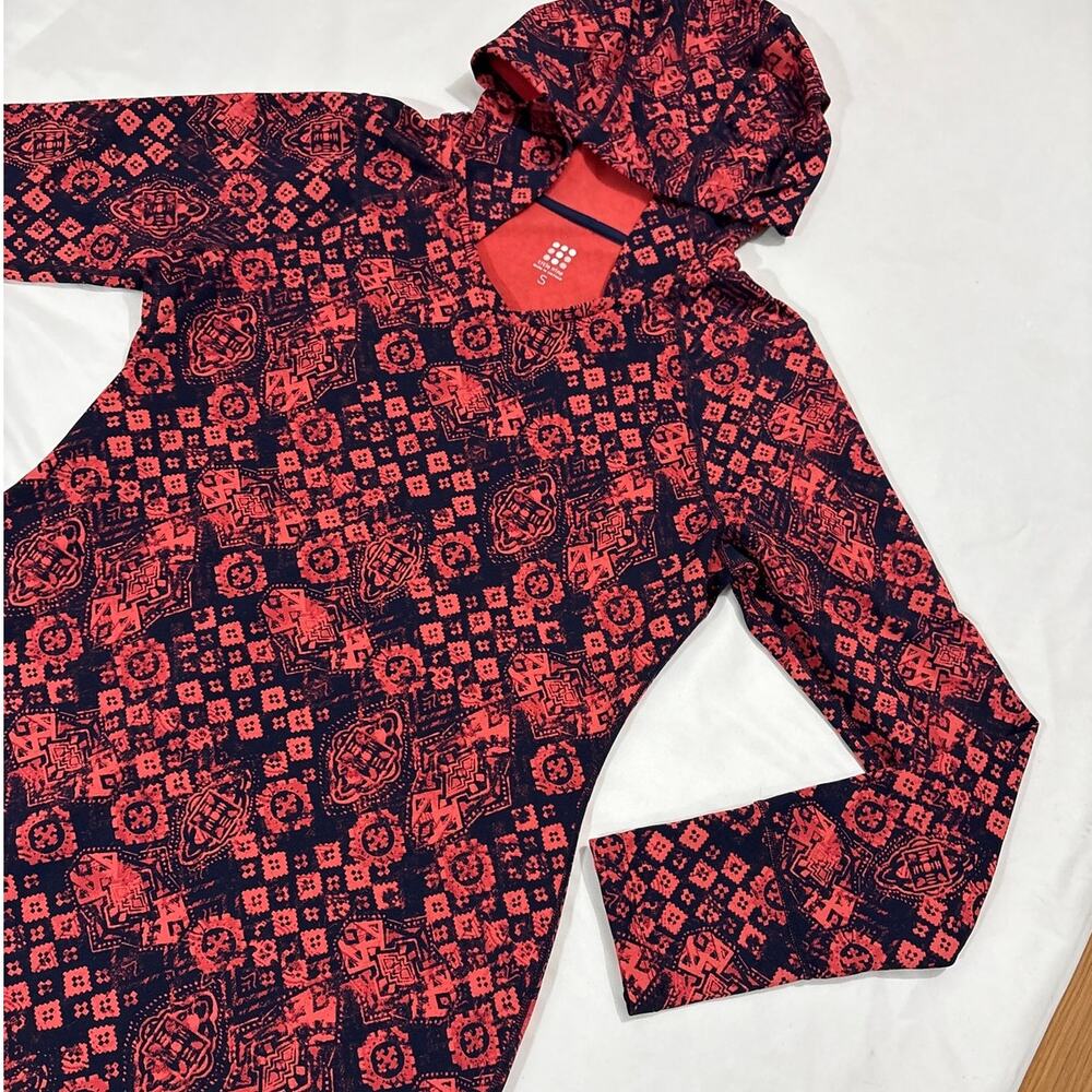 Title Nine Womens Small Mercury Hooded Long Sleeve Athletic Dress Abstract Print - Picture 4 of 10